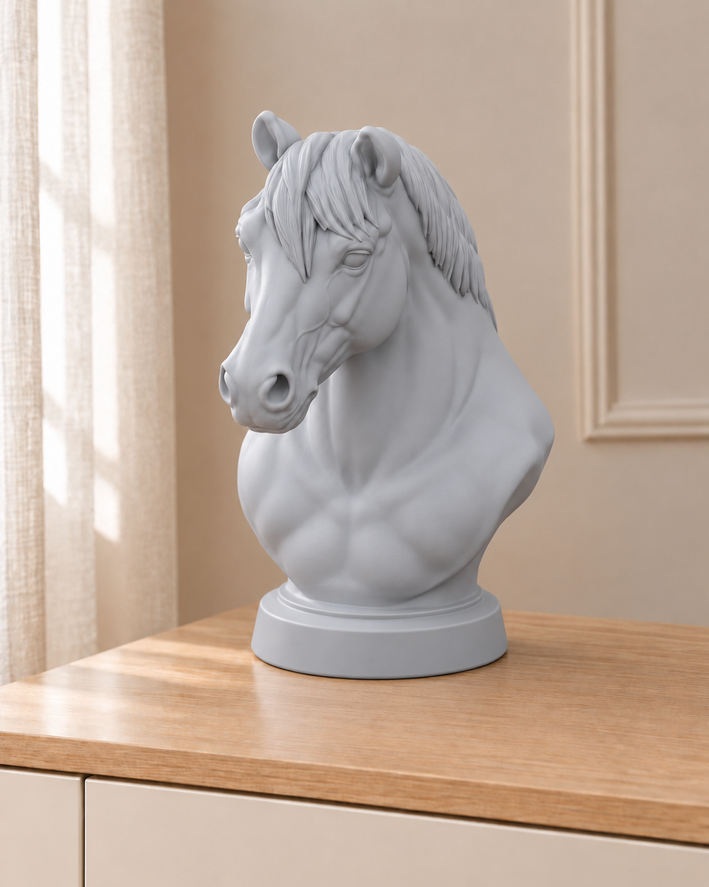 Haflinger – Pferdebüste – 03 silber