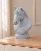 Haflinger – Pferdebüste – 03 silber