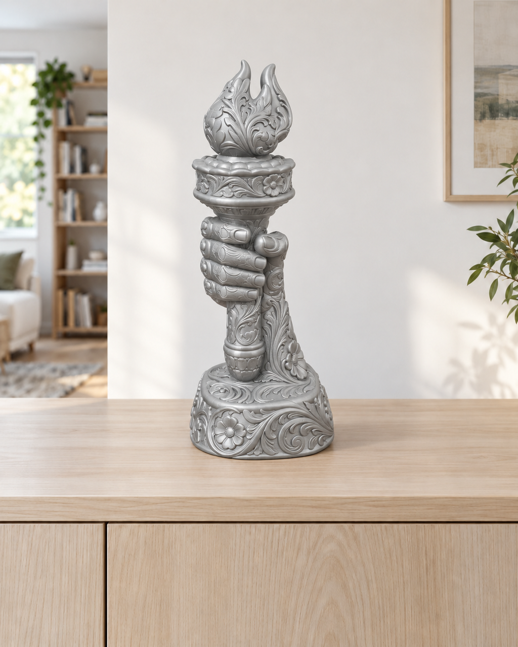 Freiheitsfackel – 03 silber