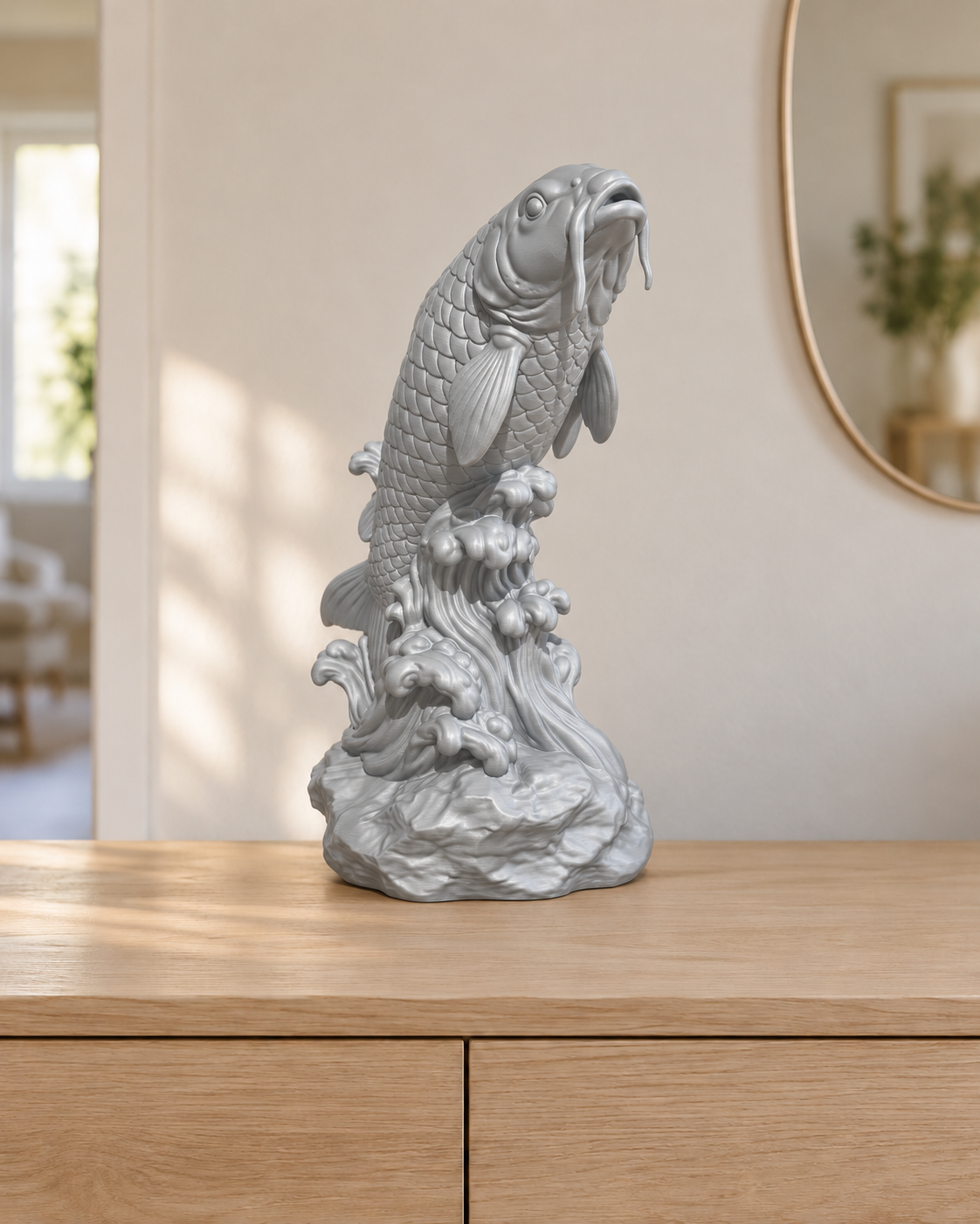 Koi-Karpfen – 03 silber