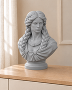 Freya – nordische Büste – 03 silber