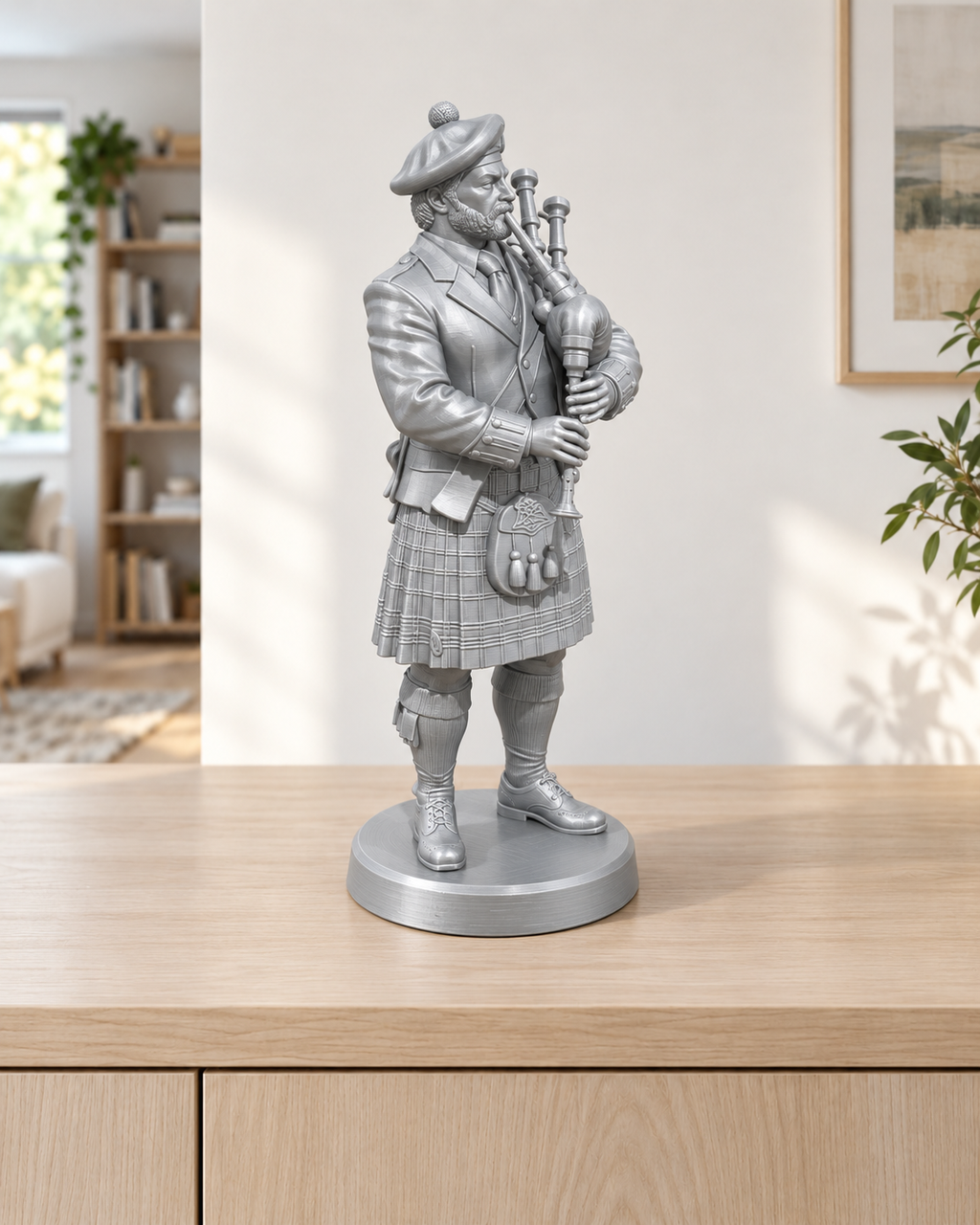 Dudelsackspieler – 03 silber