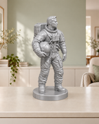 Astronaut mit Helm - 03-silber