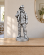 Feuerwehrmann New York – Silber – gedruckt