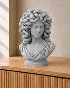 Medusa – antike Büste – 03 silber