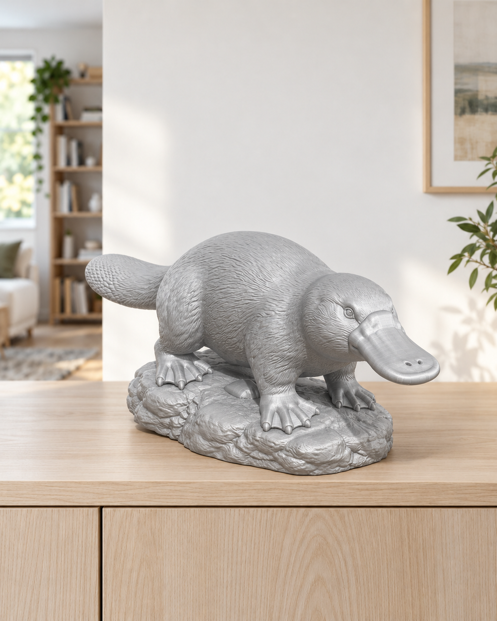 Schnabeltier – 03 silber
