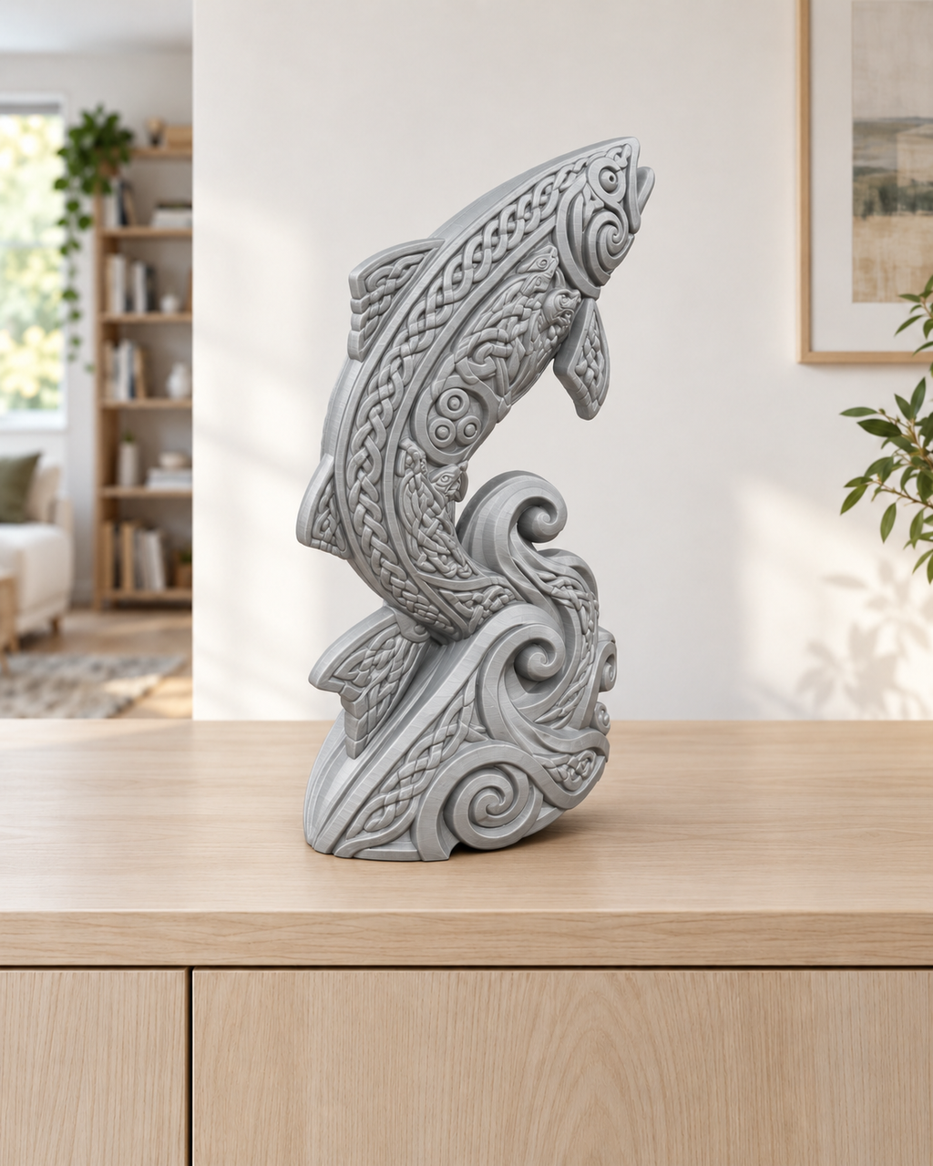 Keltischer Lachs – 03 silber