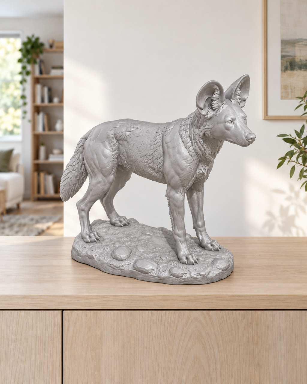 Afrikanischer Wildhund – 03 silber