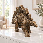 Stegosaurus Ornament - Bronze handbemalt Wohnzimmer