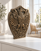 Adlerwappen Ornament - Bronze handbemalt Wohnzimmer