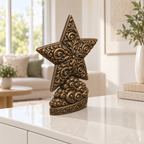 Stern von Bethlehem Ornament - Bronze handbemalt Wohnzimmer
