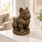 Französische Bulldogge Ornament - Bronze handbemalt Wohnzimmer