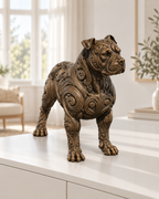 Staffordshire Ornament - Bronze handbemalt Wohnzimmer