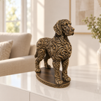 Deutsche Dogge Ornament - Bronze handbemalt Wohnzimmer