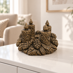 Adventskranz Ornament - Bronze handbemalt Wohnzimmer