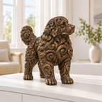 Berner Sennenhund Ornament - Bronze handbemalt Wohnzimmer