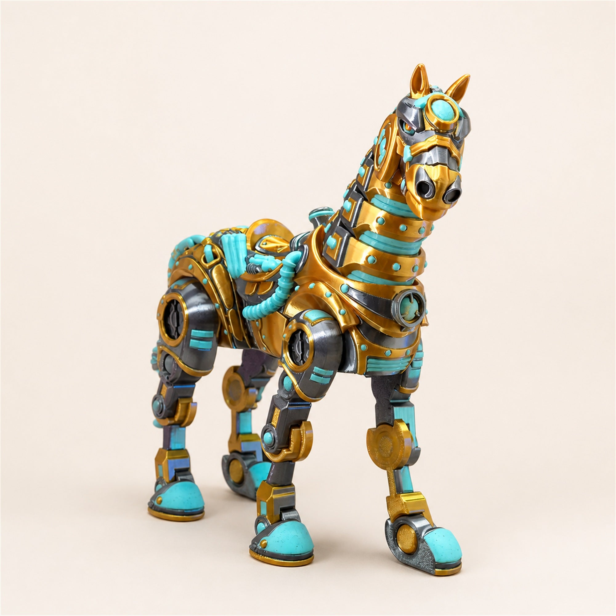 Cyber Horse & Unicorn – bewegliche Flexi-Pferdefigur FehnFactory