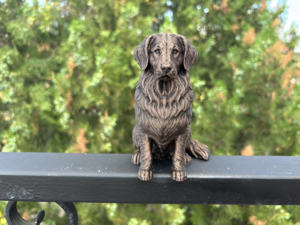 Golden Retriever – detailreiche sitzende Hundefigur | Geschenk für Hundefans | Made in Germany Fehn-factory.de