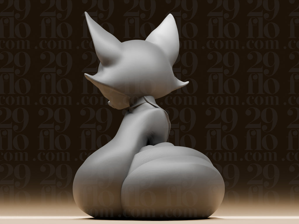 Schlafender Fuchs – freistehende Fuchs-Skulptur FehnFactory