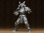 4 Mech-Samurai – Cyberpunk Krieger Figuren-Set FehnFactory