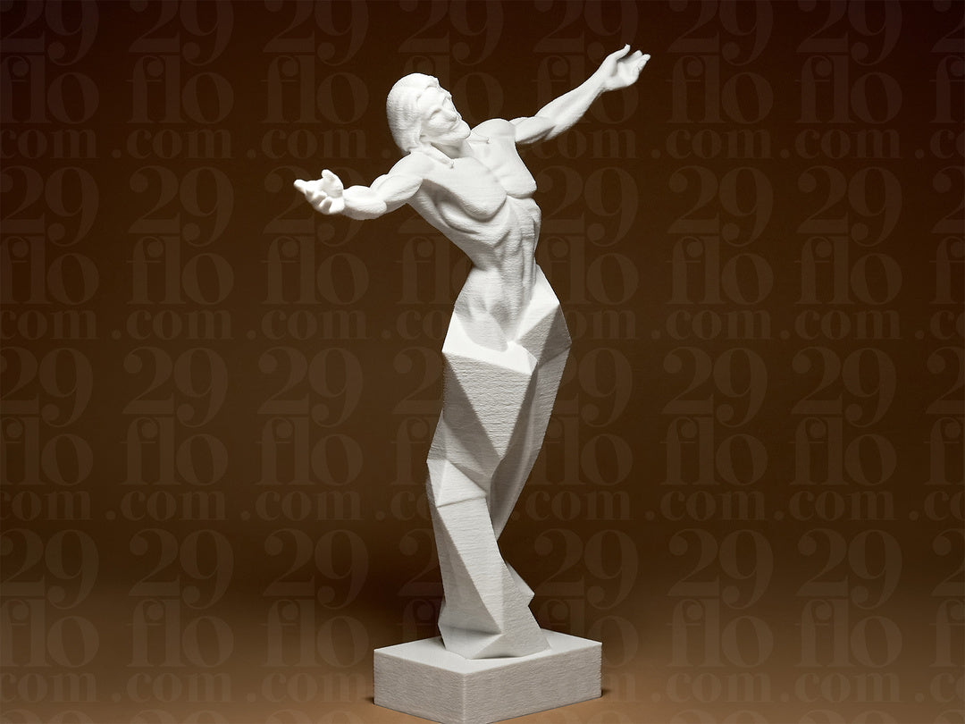 Moderne Jesus-Statuette – Christus mit offenen Armen FehnFactory