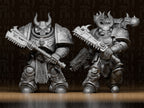 6 gepanzerte Krieger – Fantasy & Sci-Fi Figuren-Set FehnFactory