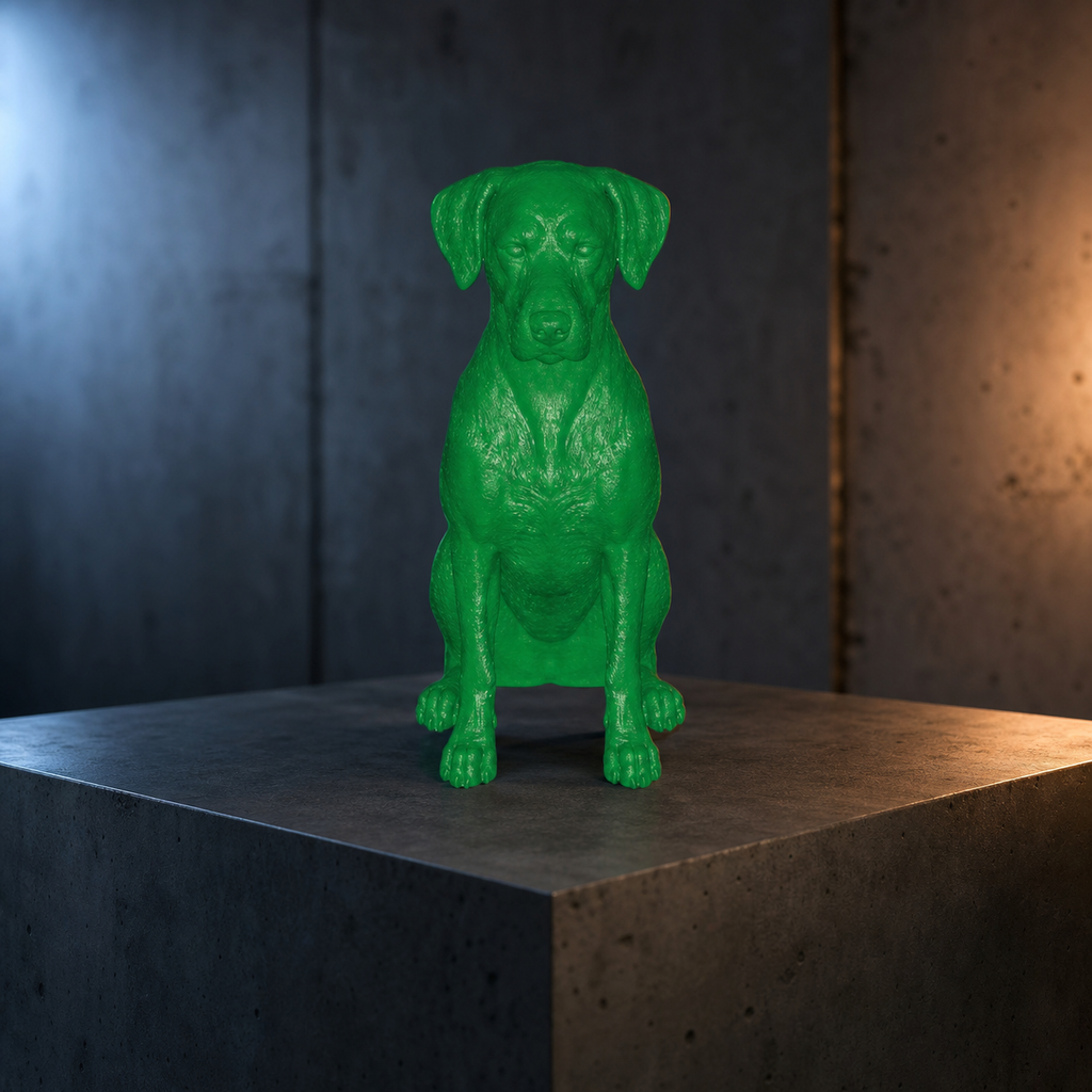 Dalmatiner Hundefigur sitzend – Dalmatian Dog Figurine | Hundedeko für innen | Made in Germany Fehn-factory.de