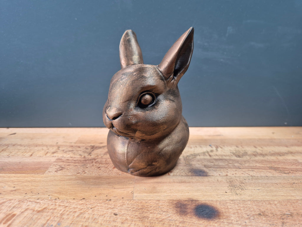 Zwergkaninchen-Büste – Netherland Dwarf Bunny Bust | Made in Germany Fehn-factory.de