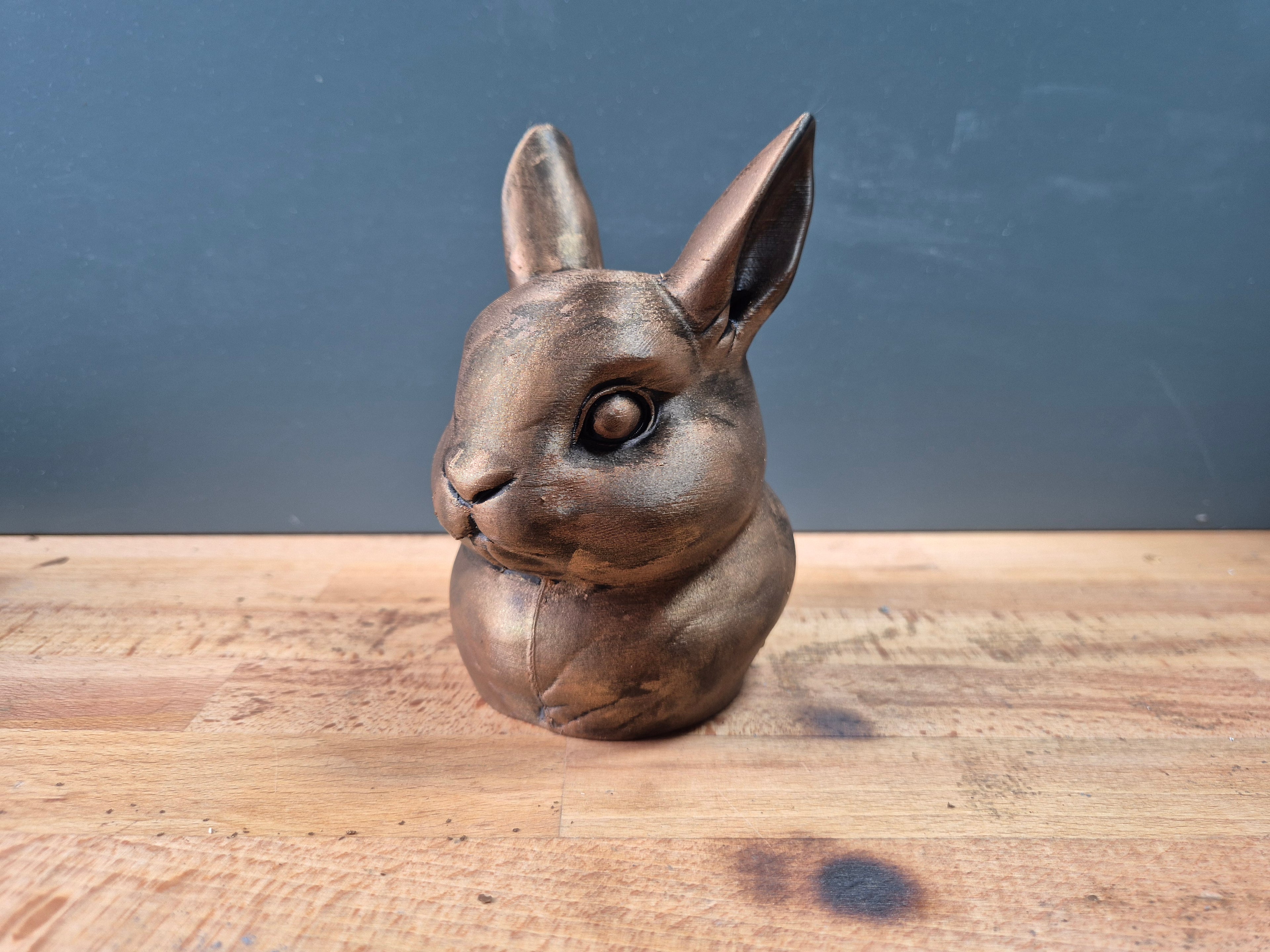 Zwergkaninchen-Büste – Netherland Dwarf Bunny Bust | Made in Germany Fehn-factory.de