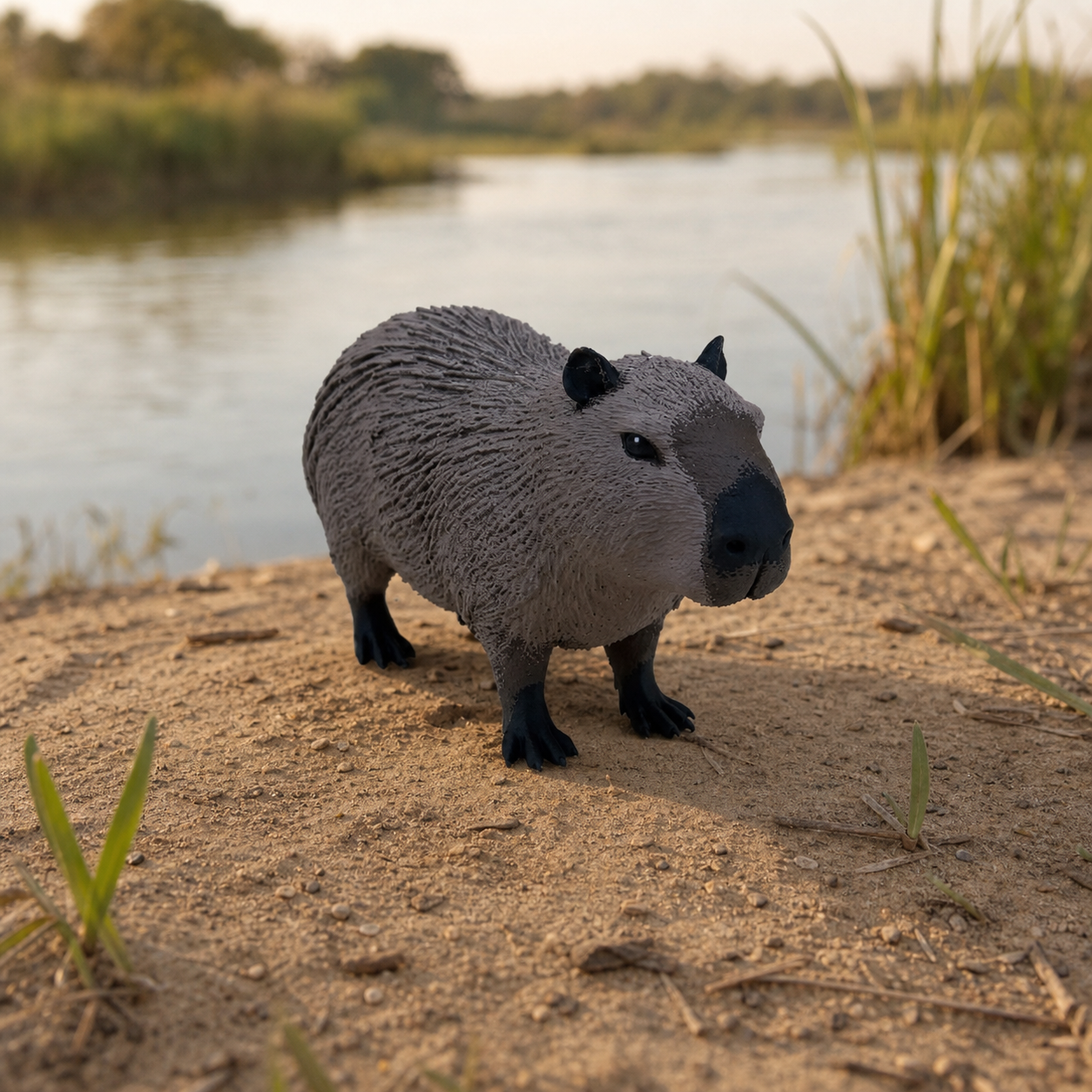 Chillin’ Capybara – freistehende Capybara-Skulptur FehnFactory