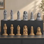 Art-déco-Ägypten – 03_silber_bronze_handbemalt