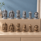 Yokai-Nacht – 03_silber_bronze_handbemalt