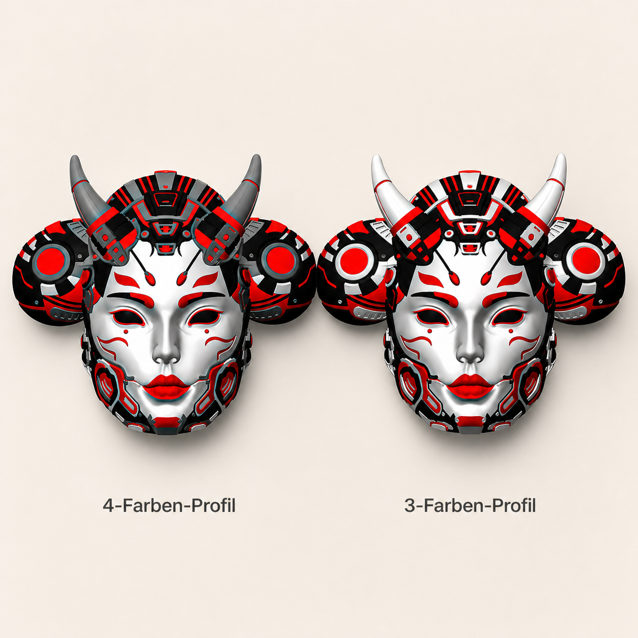 Tetsu Hannya – Cyber-Yokai-Wandmaske FehnFactory