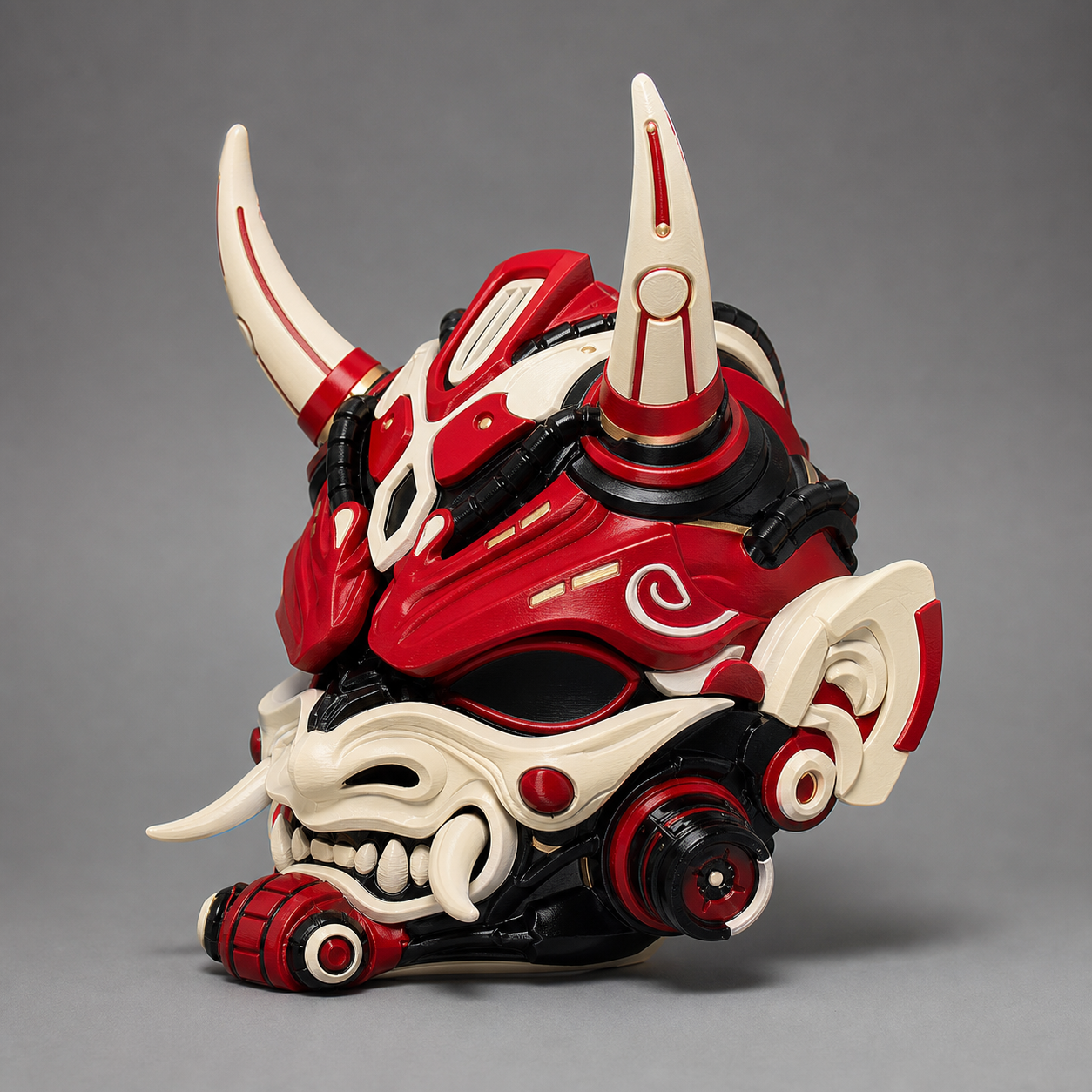 Tetsu Oni â€“ tragbare Cyber-Oni-Cosplaymaske FehnFactory