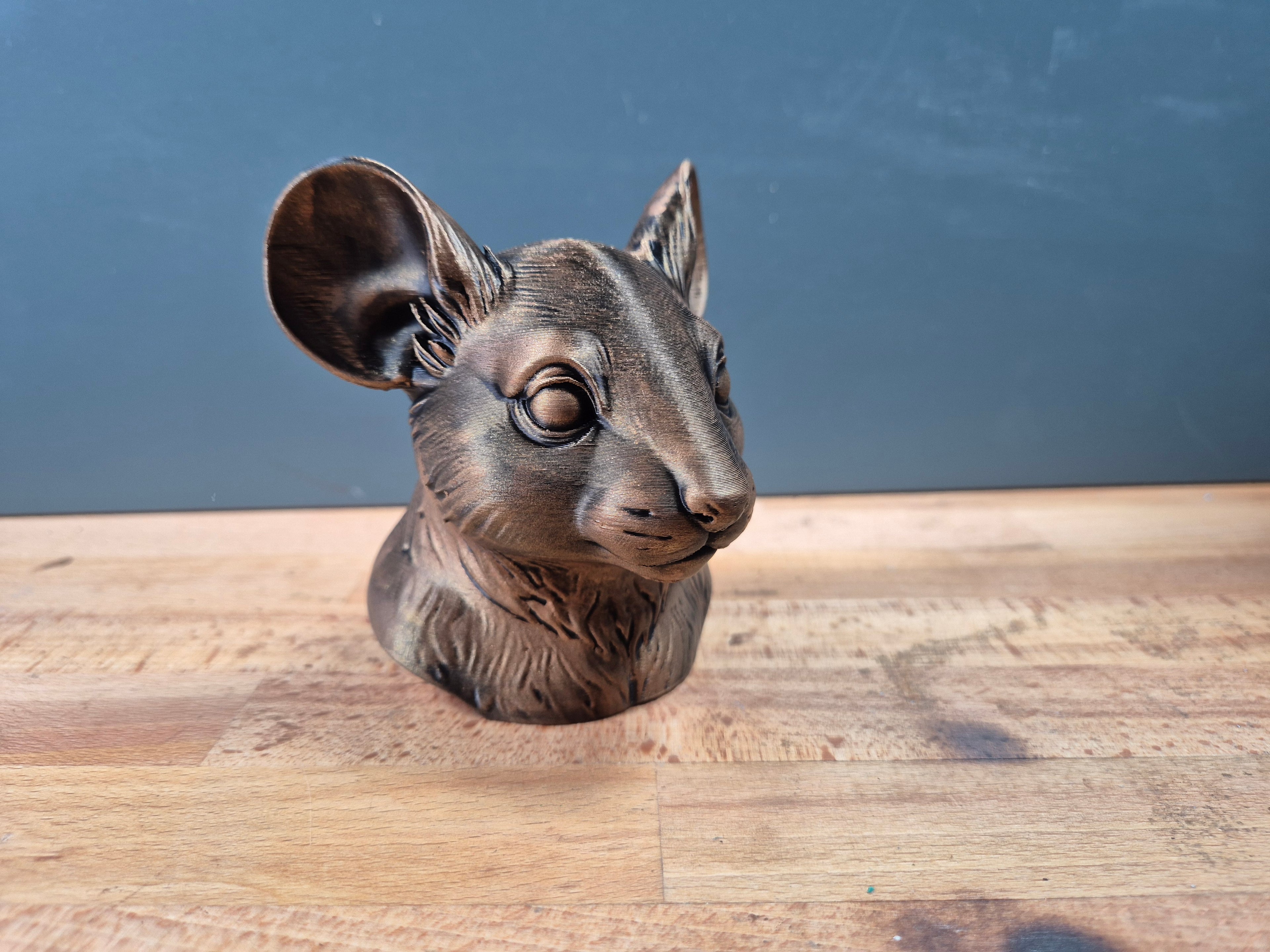 Maus-Büste – Mouse Bust | Made in Germany Fehn-factory.de