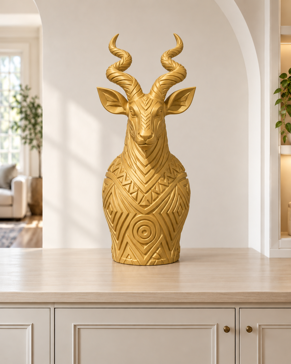 Kudu-Büste – 04 gold