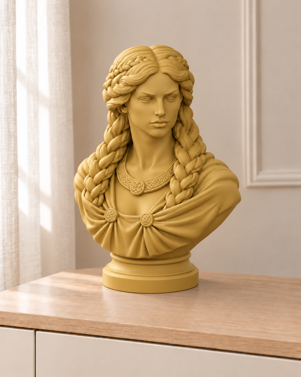 Freya – nordische Büste – 04 gold