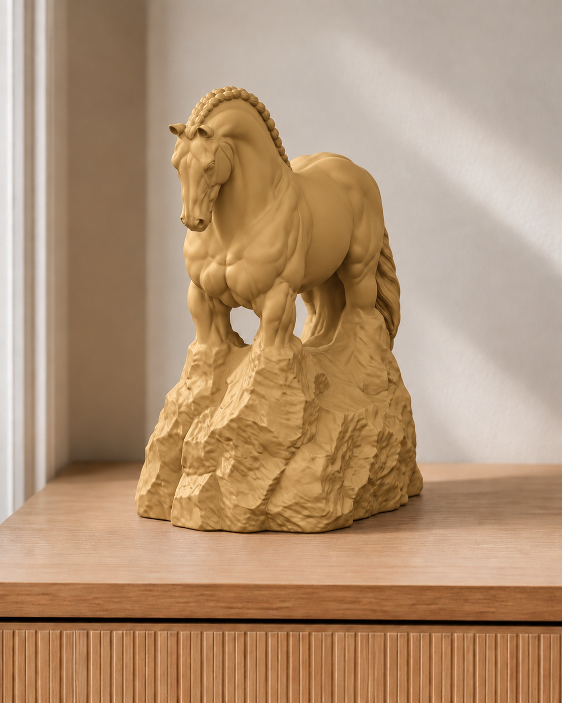 Andalusier – Pferdefigur – 04 gold