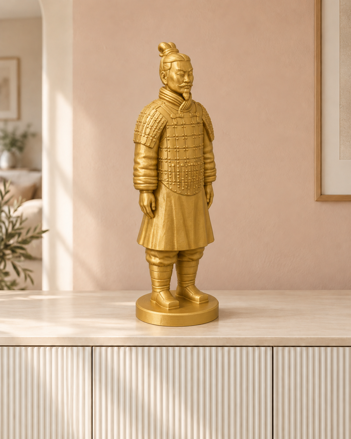 Terrakotta-Krieger – Gold – gedruckt