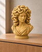 Medusa – antike Büste – 04 gold