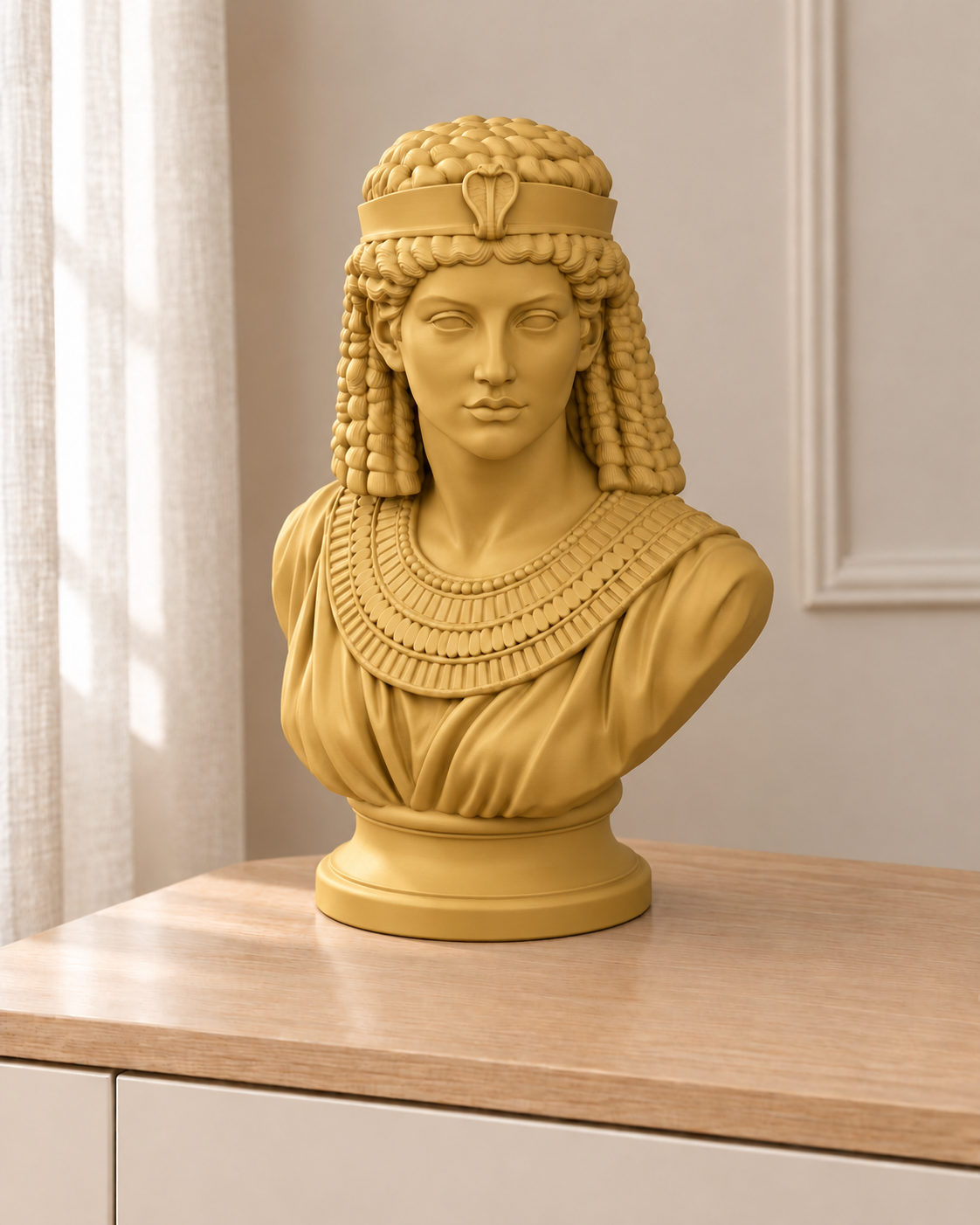 Kleopatra – ägyptische Büste – 04 gold