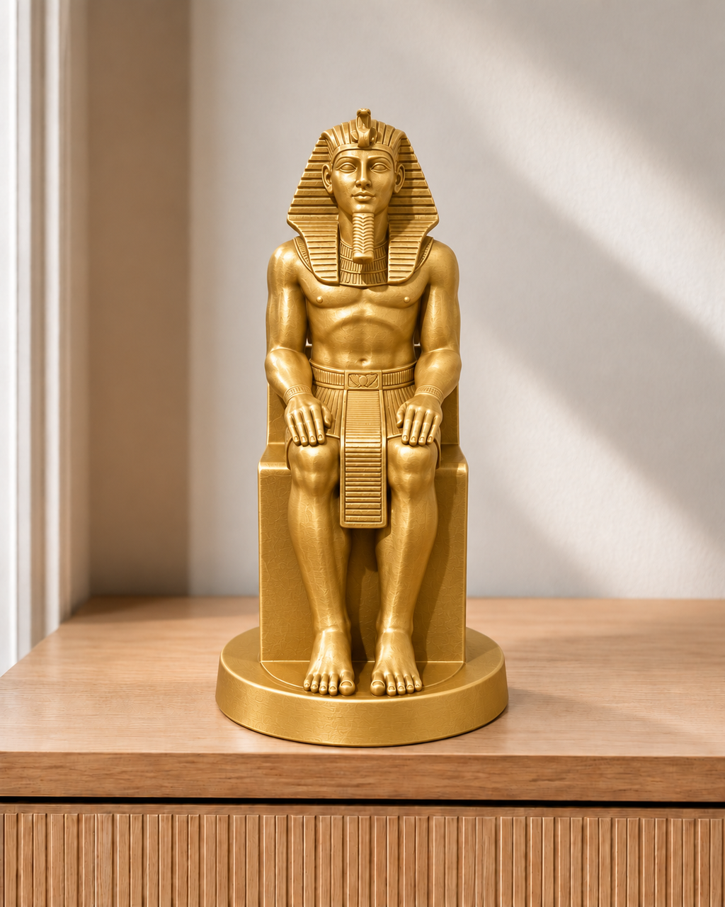 Pharao auf Thron – 04 gold