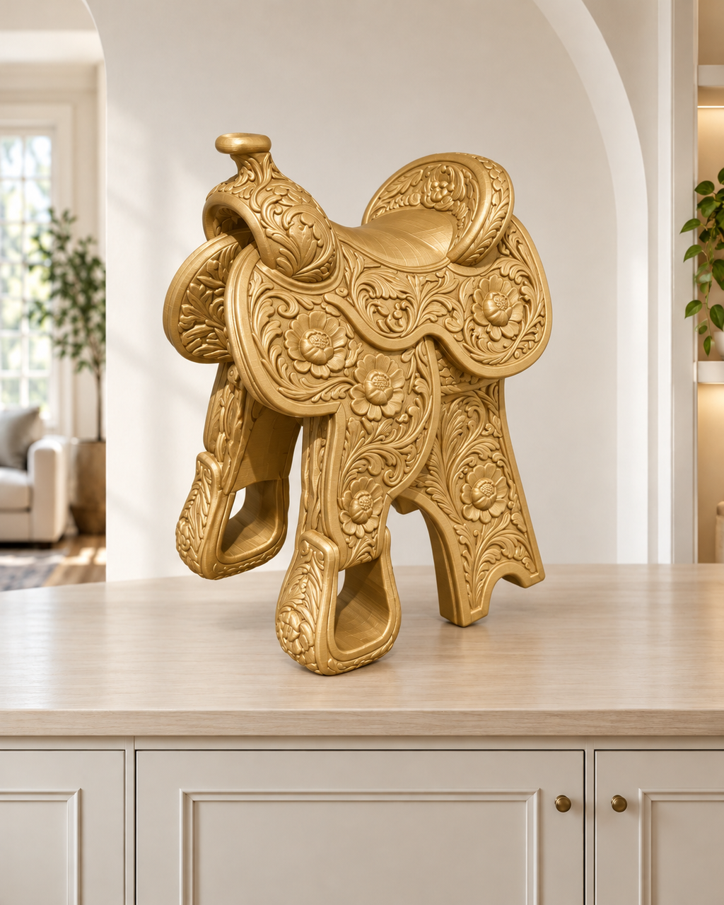 Western-Sattel – 04 gold