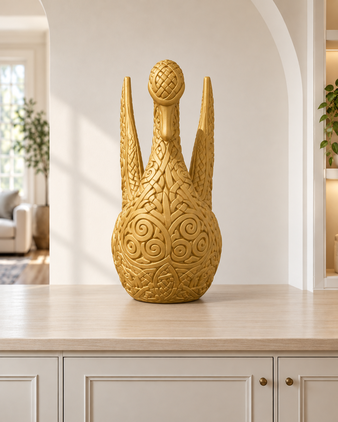 Keltischer Schwan – 04 gold