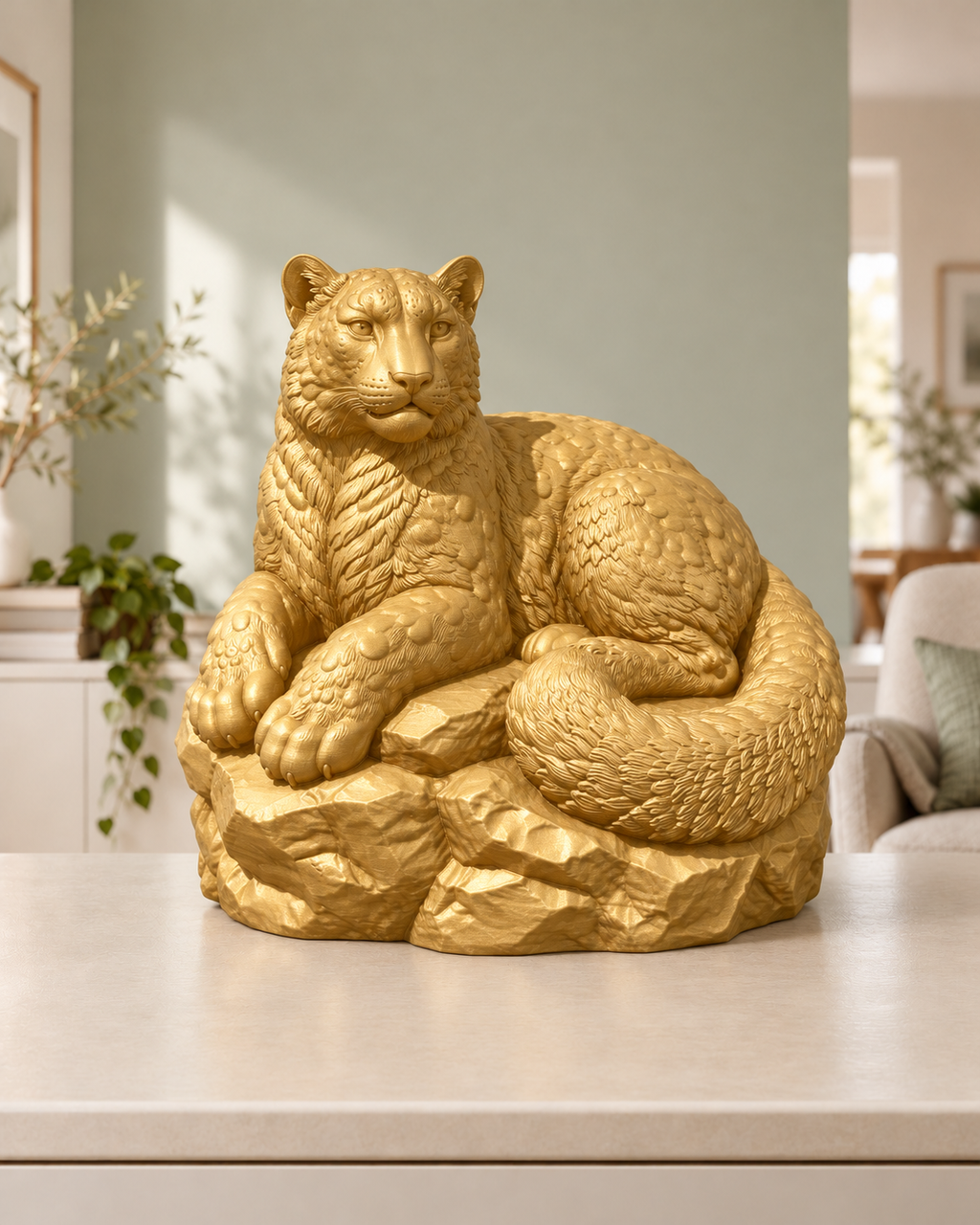 Schneeleopard – 04 gold