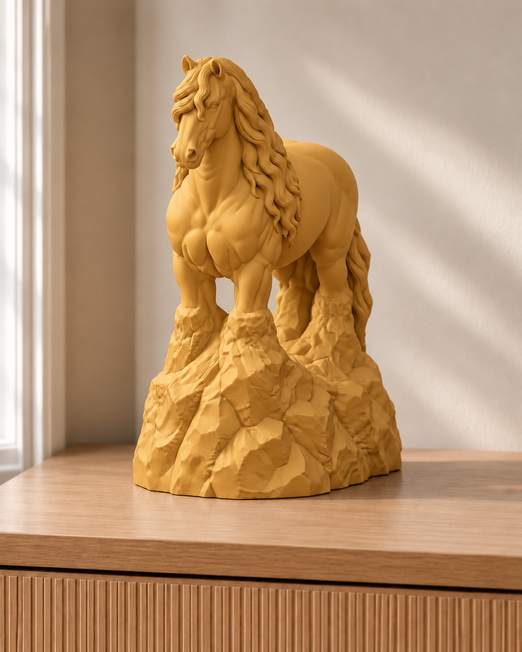 Friese stehend – Pferdefigur – 04 gold