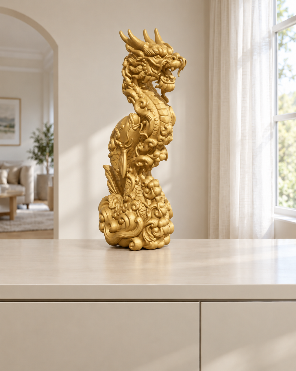 Koi-Drache – 04 gold