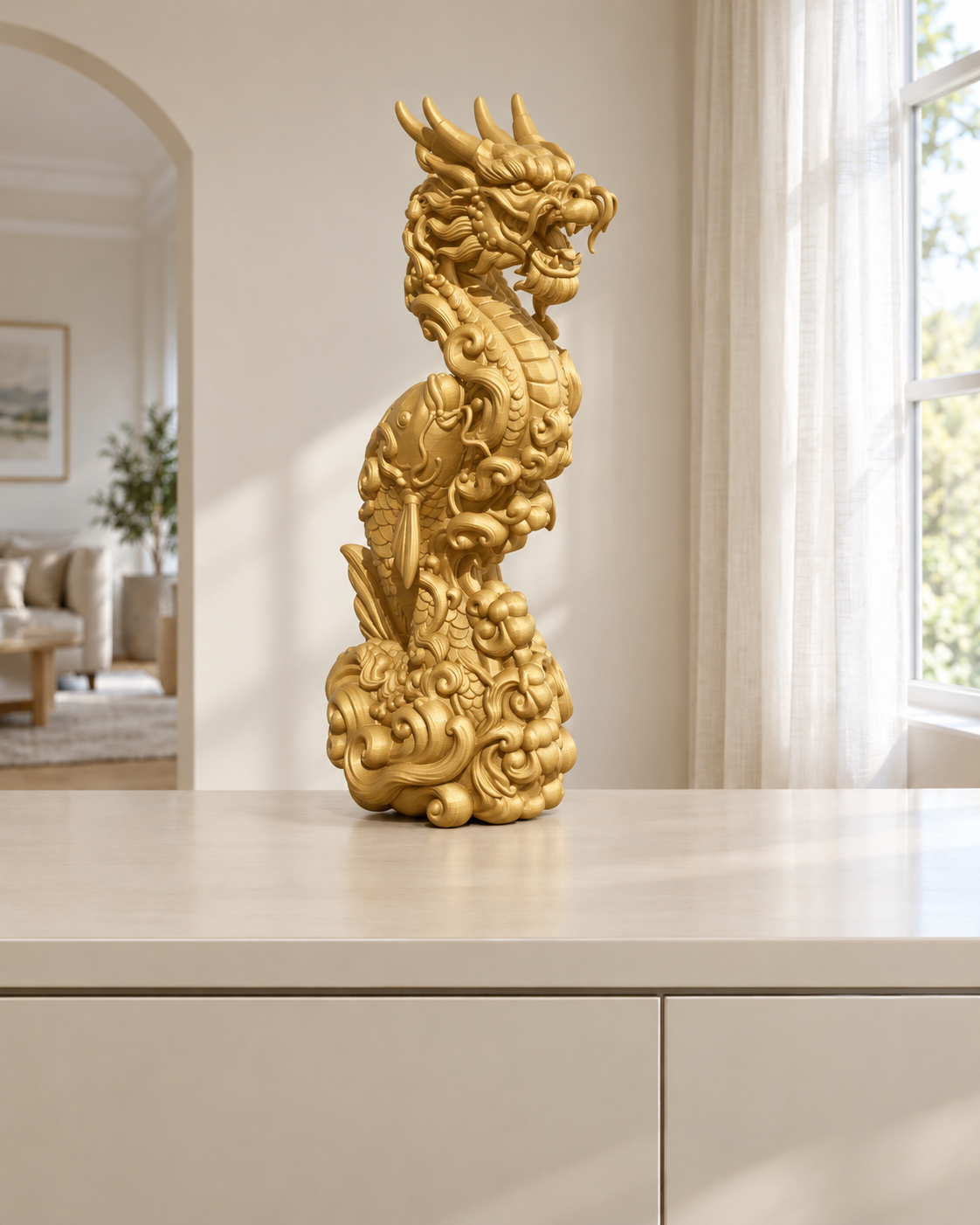 Koi-Drache – 04 gold