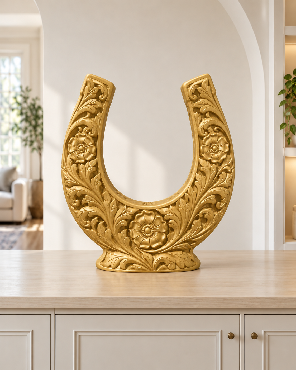 Glücks-Hufeisen – 04 gold