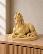 Araber liegend – Pferdefigur – 04 gold
